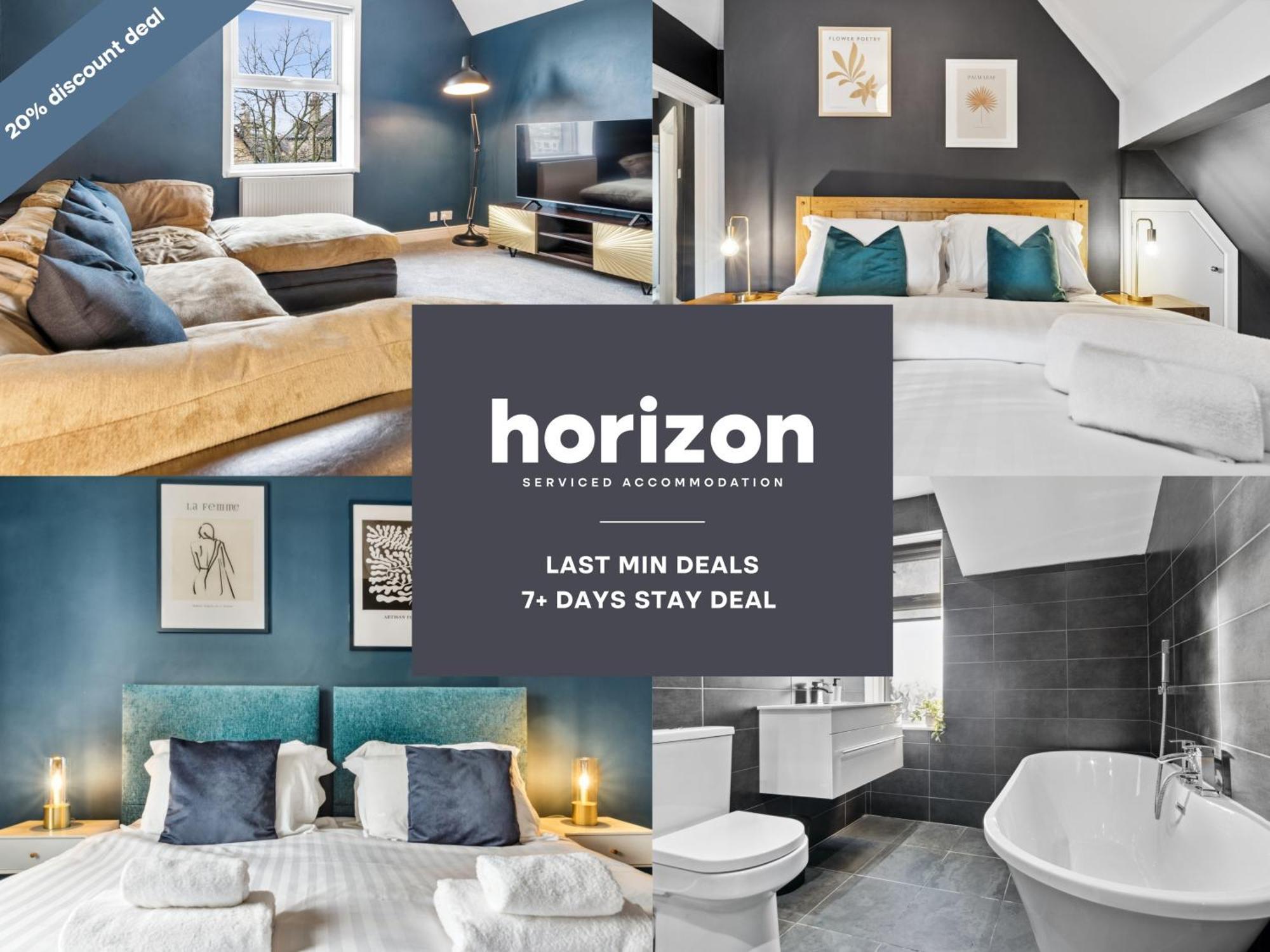 Free Parking - Penthouse - Business Stays - Relocating - St Harrogate Bagian luar foto